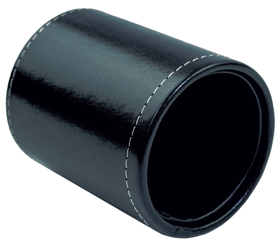 Stifteköcher PREMIUM LEDER VINTAGE schwarz