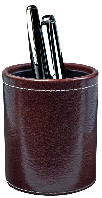 Stifteköcher PREMIUM LEDER VINTAGE marrone