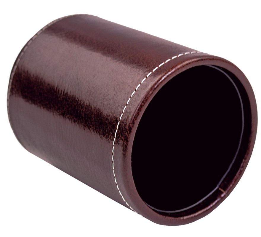 Stifteköcher PREMIUM LEDER VINTAGE marrone