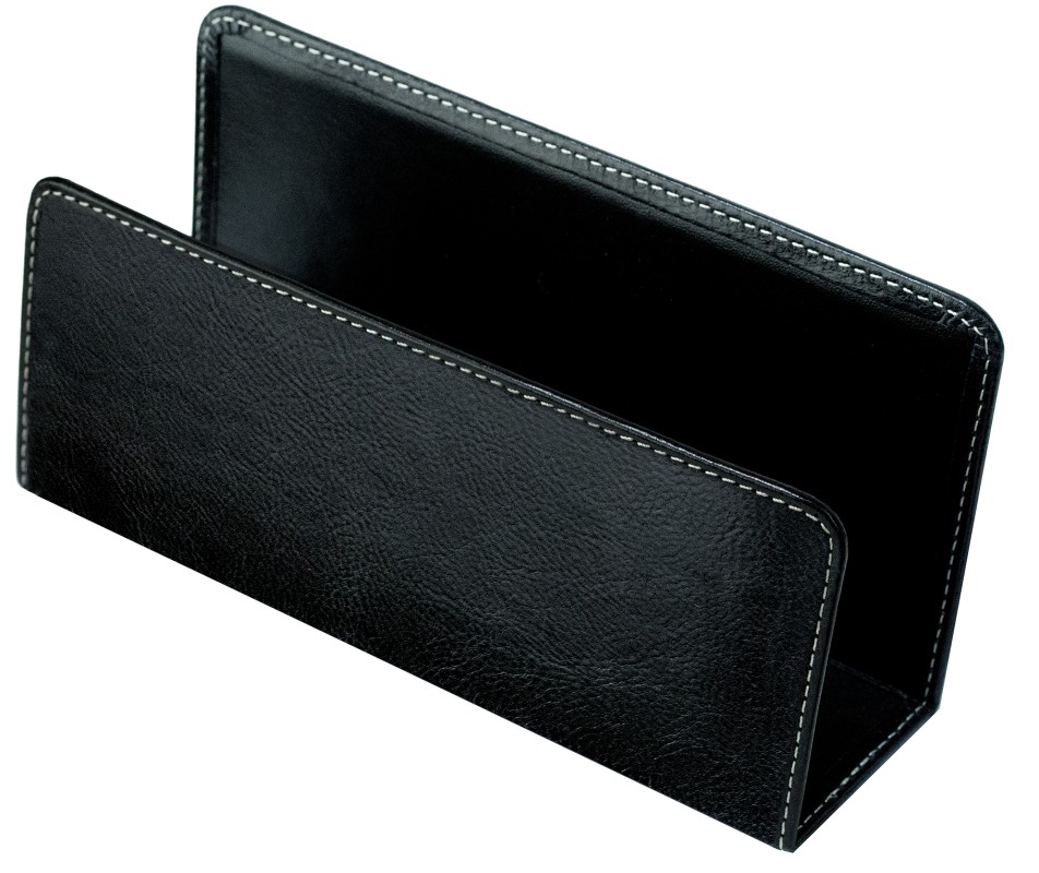 Briefständer PREMIUM LEDER VINTAGE schwarz