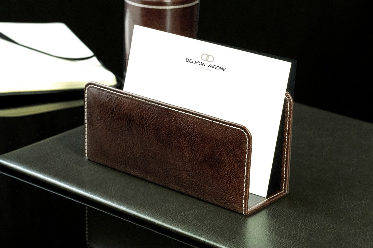 Briefständer PREMIUM LEDER VINTAGE marrone