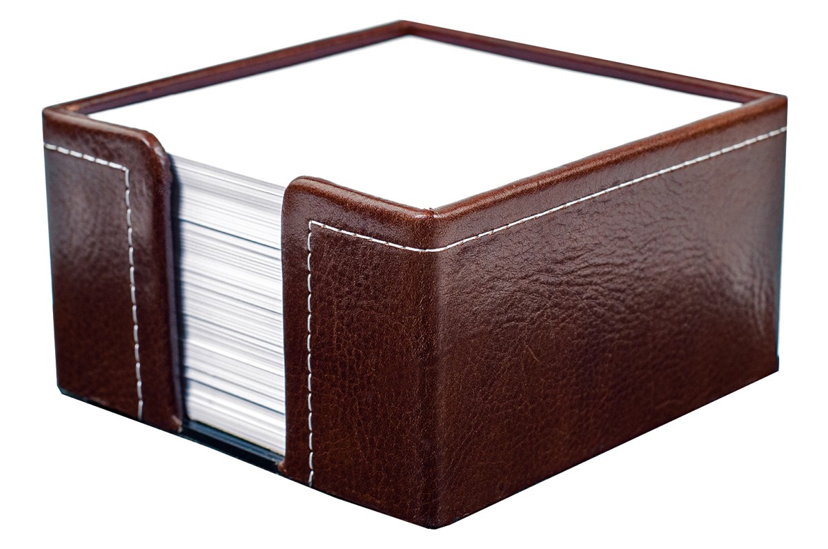 Zettelkasten PREMIUM LEDER VINTAGE marrone