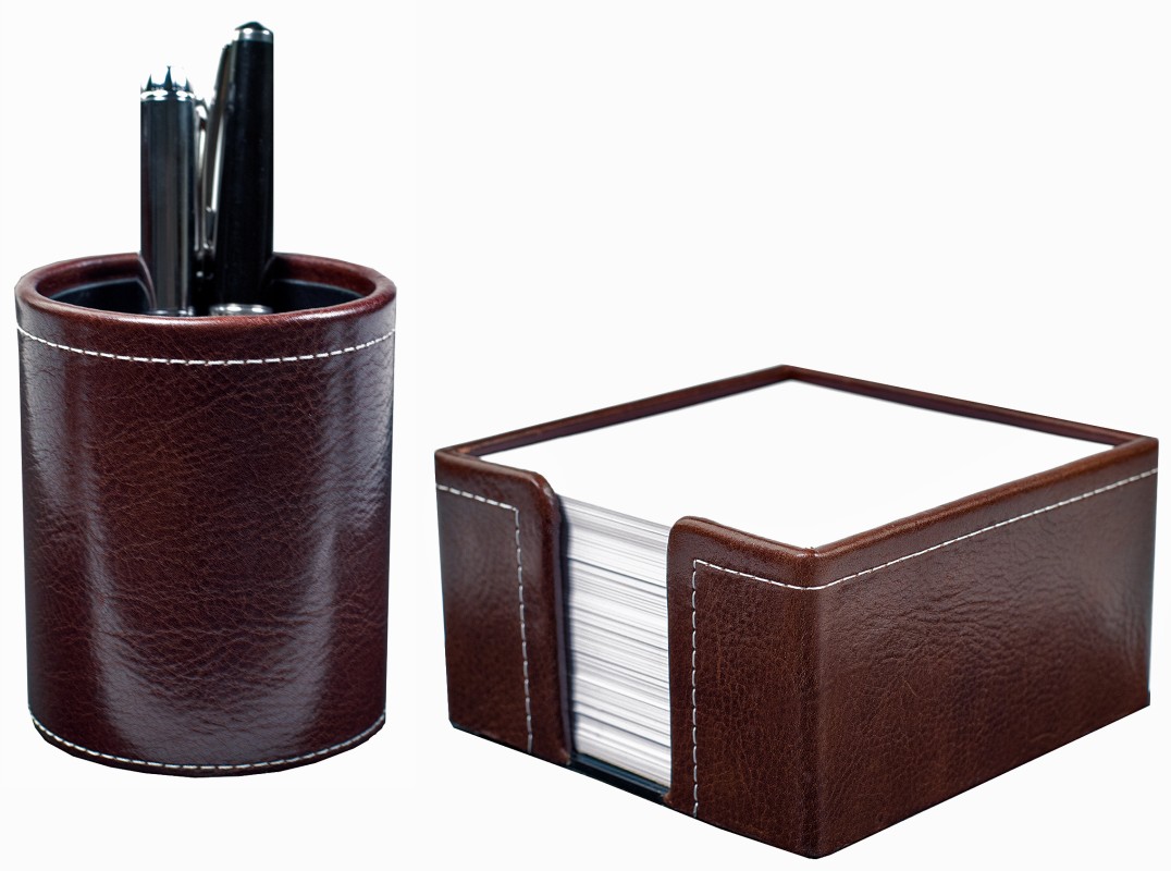 Zettelkasten PREMIUM LEDER VINTAGE marrone