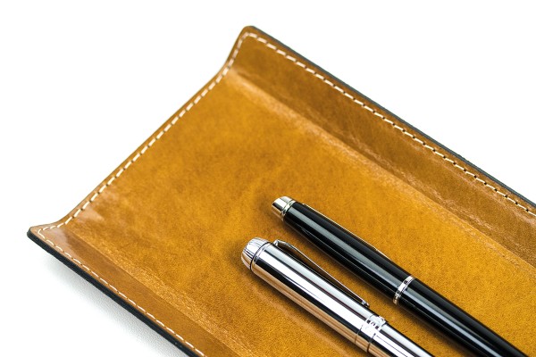 Federschale PREMIUM LEDER VINTAGE cuoiobraun