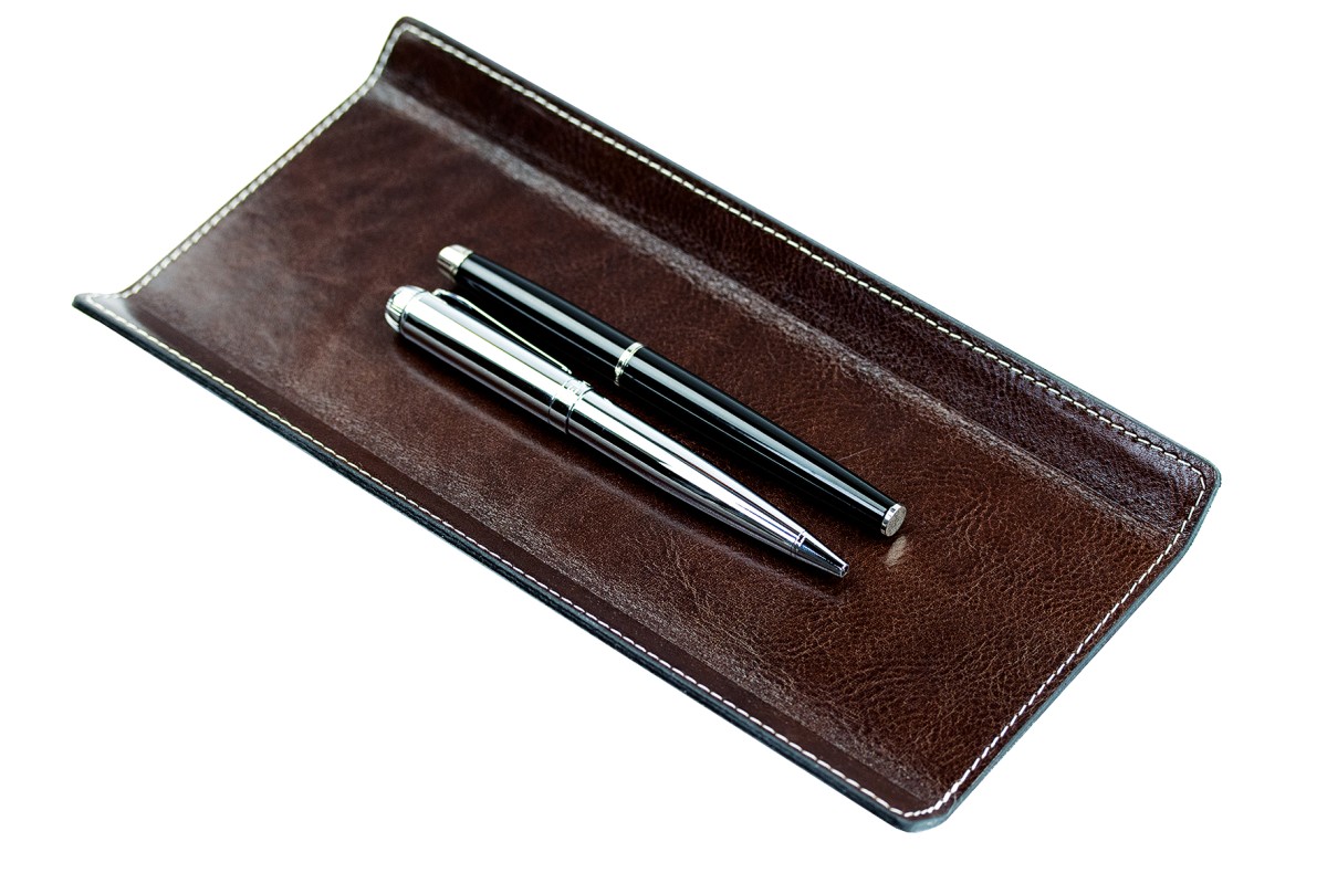 Federschale PREMIUM LEDER VINTAGE marrone
