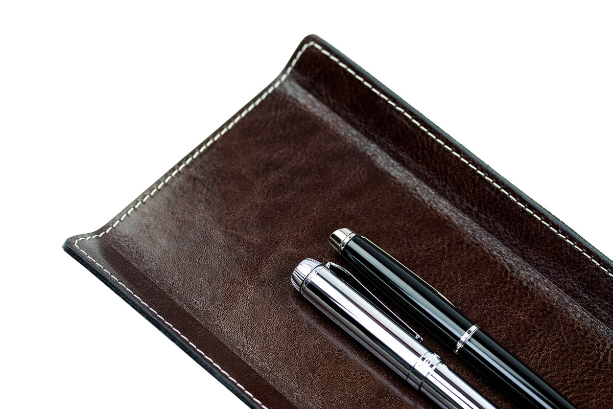 Federschale PREMIUM LEDER VINTAGE marrone