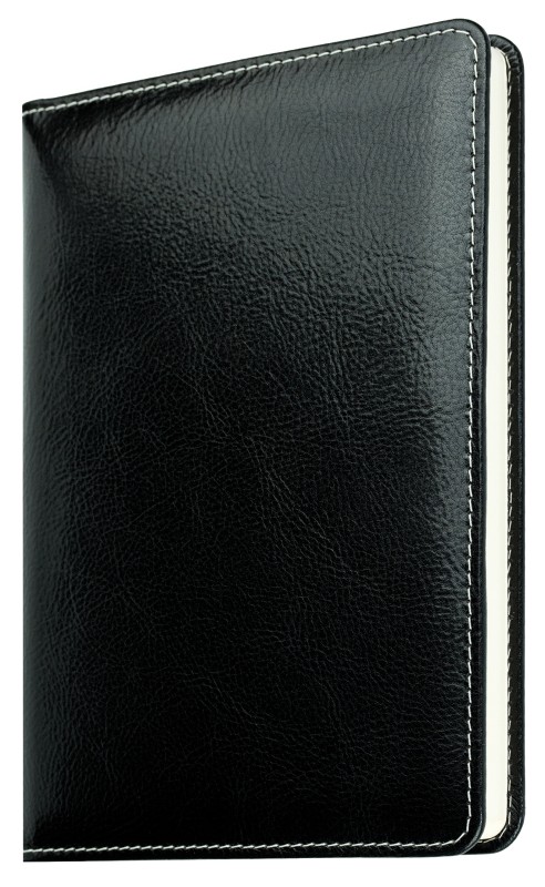 5 Jahreskalender (vergleichend) PREMIUM LEDER VINTAGE Anilin schwarz
