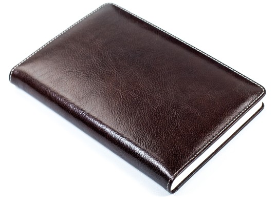 5 Jahreskalender (vergleichend) PREMIUM LEDER VINTAGE Anilin marronebraun