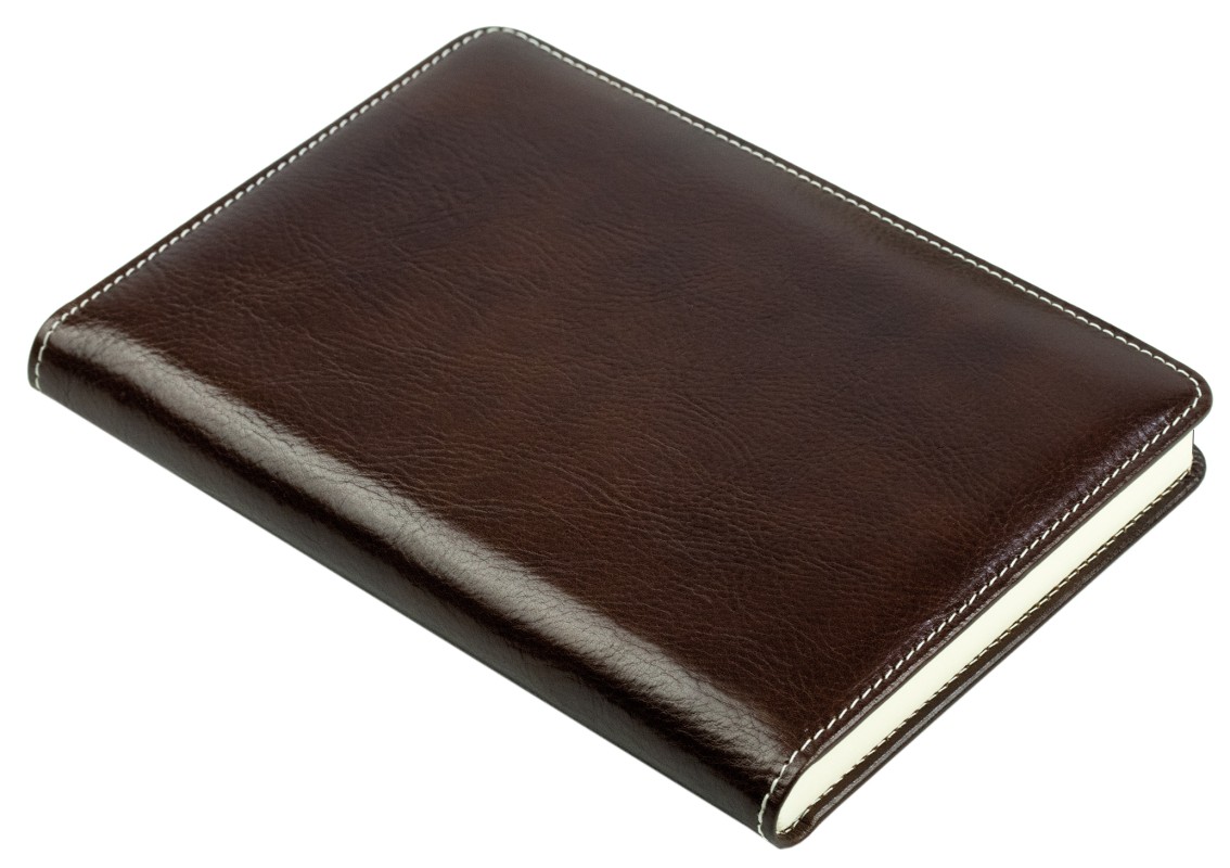 5 Jahreskalender (vergleichend) PREMIUM LEDER VINTAGE Anilin marronebraun