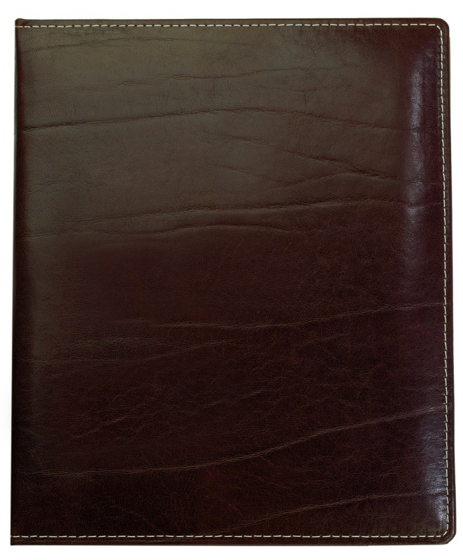 Gästebuch (gebunden) | Echtleder | VINTAGE dunkelbraun