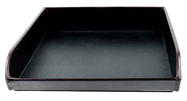 Preview: Briefablagekasten PREMIUM LEDER VINTAGE marrone