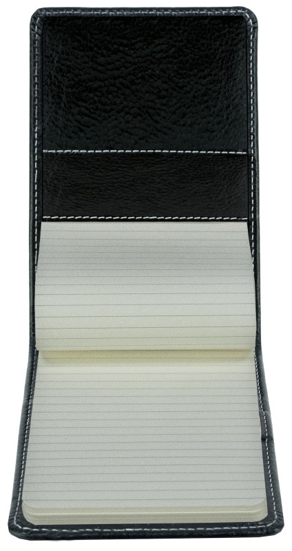 Notizblock Pocket Format | Echtleder | VINTAGE schwarz