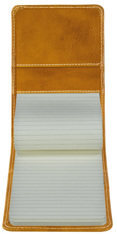 Notizblock Pocket Format | Echtleder | VINTAGE hellbraun