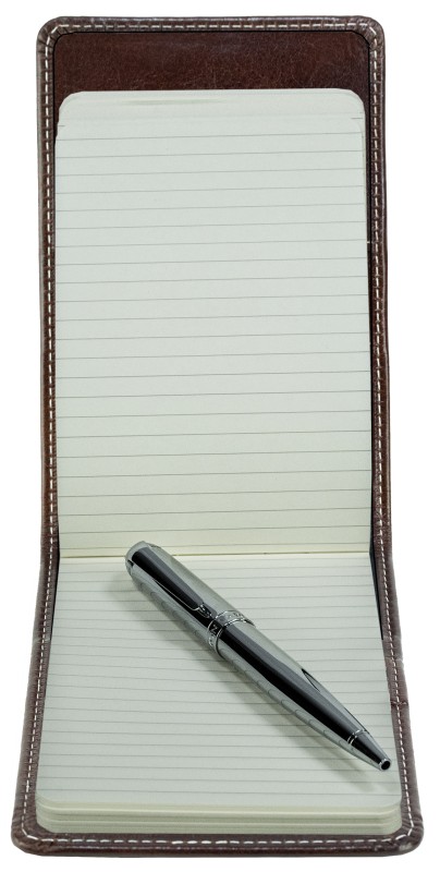 Notizblock Pocket Format | Echtleder | VINTAGE dunkelbraun