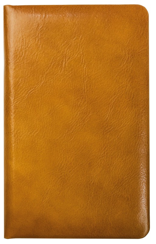 Notizbuch DIN A5 schmal (gebunden) | Echtleder | VINTAGE hellbraun