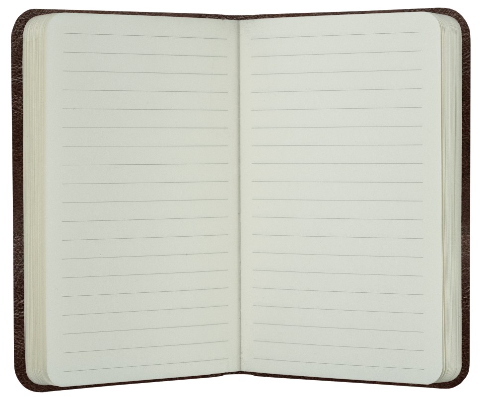 Notizbuch Pocket Format (gebunden) | Echtleder | VINTAGE dunkelbraun