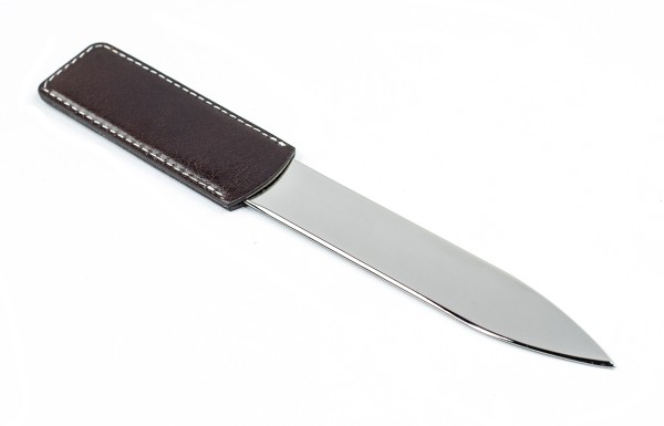 Preview: Brieföffner PREMIUM LEDER VINTAGE marronebraun