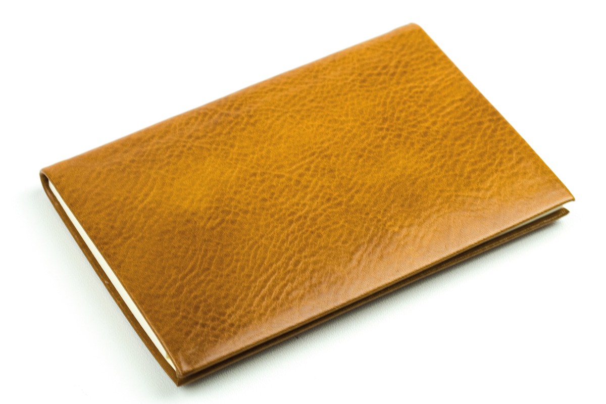 Adressbuch Pocket Format (gebunden) | Echtleder | VINTAGE hellbraun