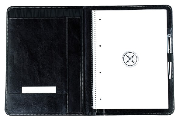 Schreibmappe DIN A4 mit Collegeblock PREMIUM VINTAGE schwarz
