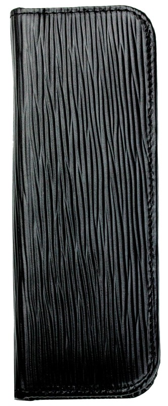 RV-Schreibgeräteetui PREMIUM LEDER MANHATTAN schwarz mit Paglia Narbung