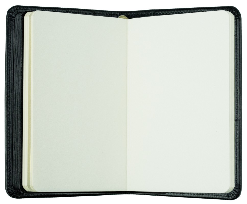 Notizbuch Pocket Format | Echtleder | PAGLIA schwarz