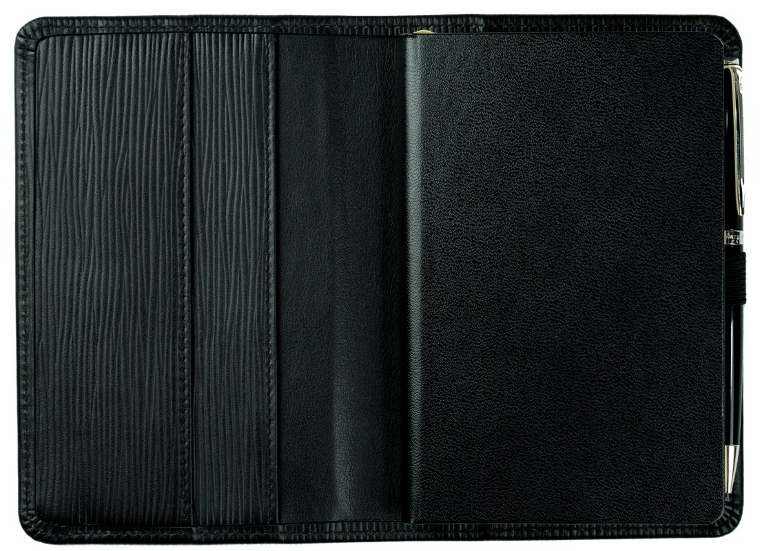 Notizbuch Pocket Format | Echtleder | PAGLIA schwarz