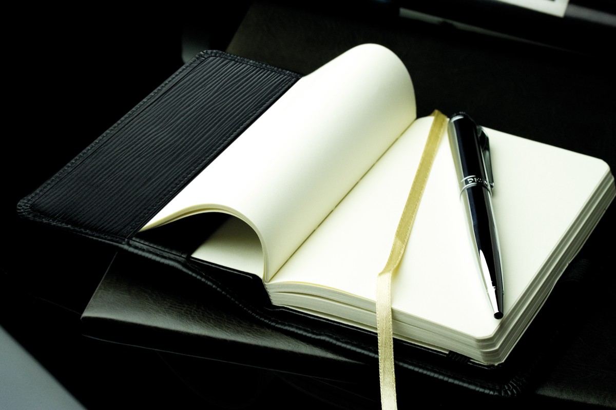 Notizbuch Pocket Format | Echtleder | PAGLIA schwarz