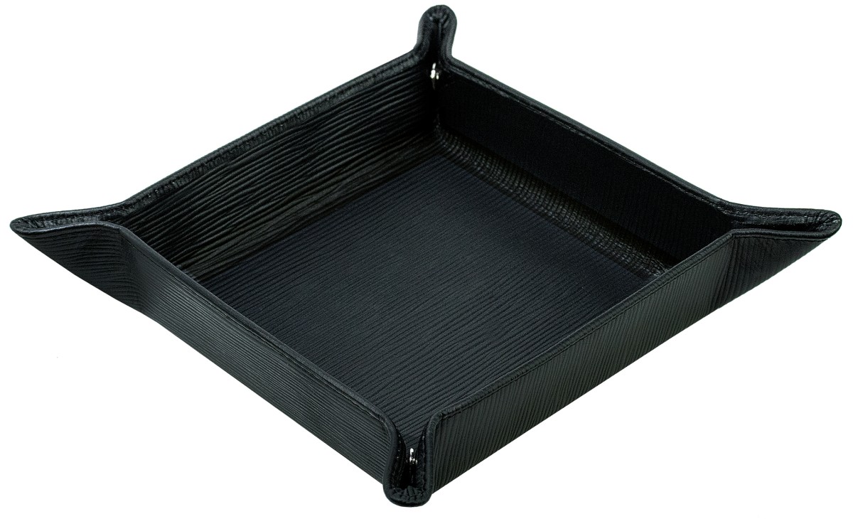Taschenleerer PREMIUM LEDER MANHATTAN schwarz mit Paglia Narbung