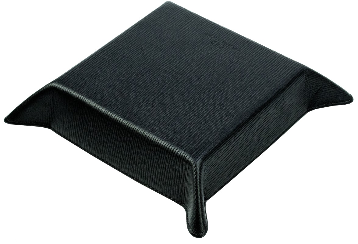 Taschenleerer PREMIUM LEDER MANHATTAN schwarz mit Paglia Narbung