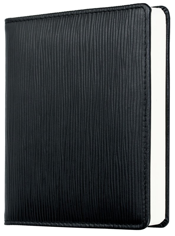 3 Jahreskalender (vergleichend) PREMIUM LEDER MANHATTAN Paglia schwarz