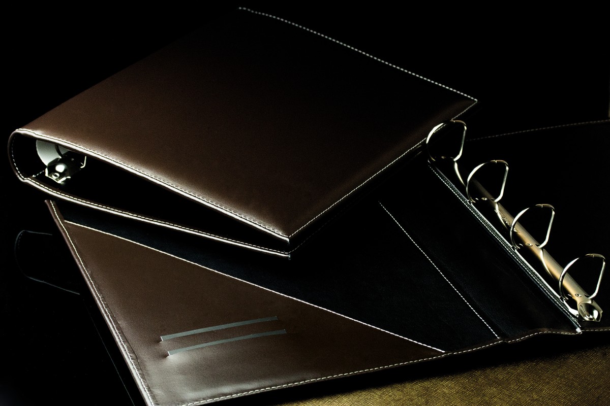 Ordner DIN A4 / DIN A4+ | Echtleder | CAMBRIDGE dunkelbraun