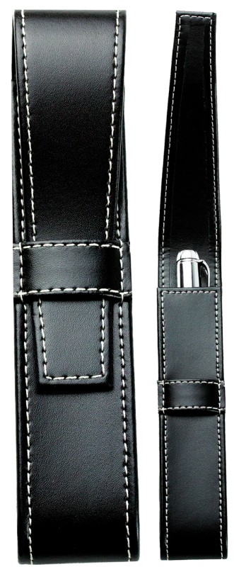 Schreibgeräteetui UNO CAMBRIDGE Top Grain Leder schwarz