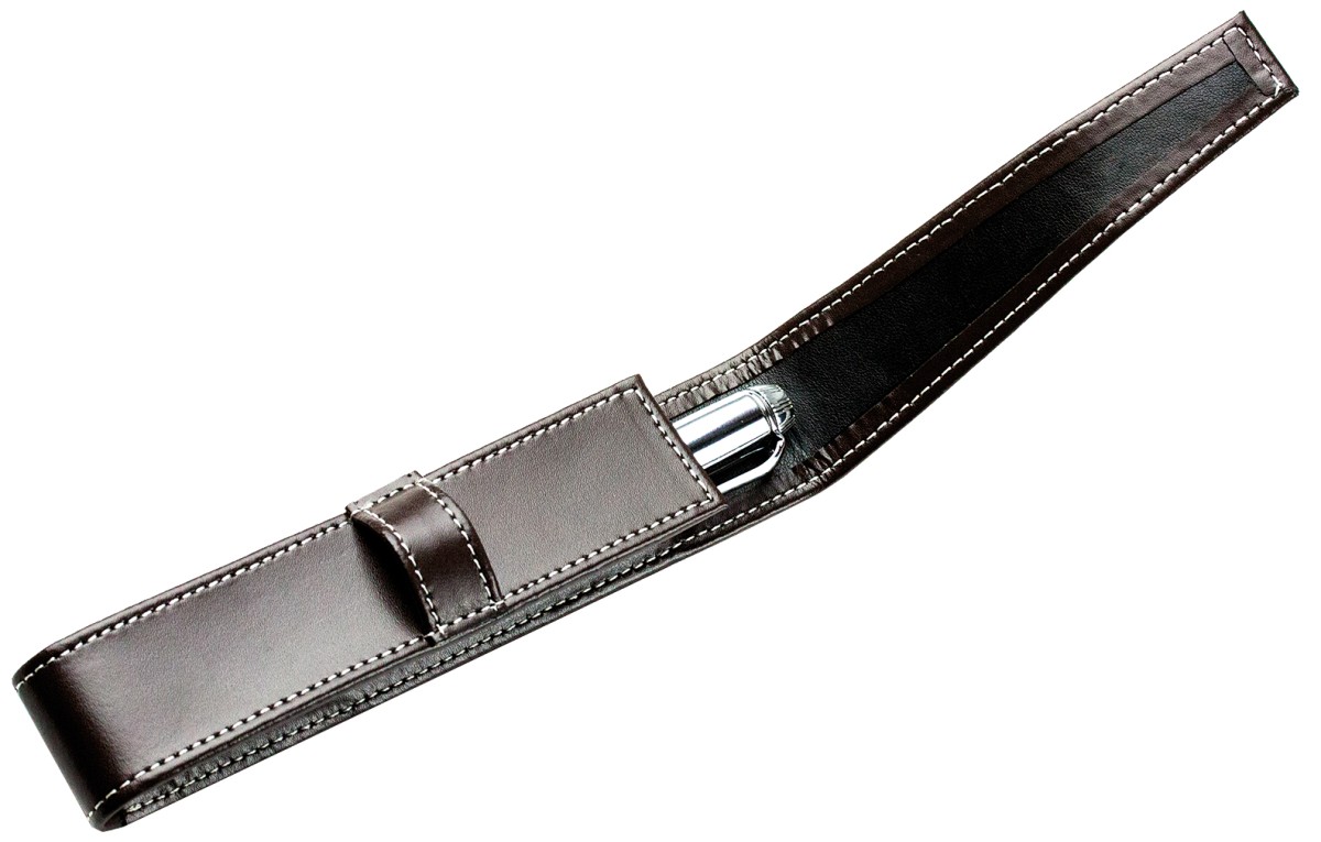 Schreibgeräteetui UNO CAMBRIDGE Top Grain Leder dunkelbraun