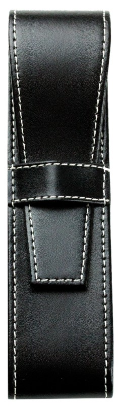 Schreibgeräteetui DUO CAMBRIDGE Top Grain Leder schwarz