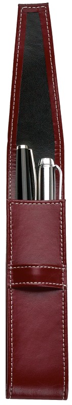 Schreibgeräteetui DUO CAMBRIDGE Top Grain Leder rot