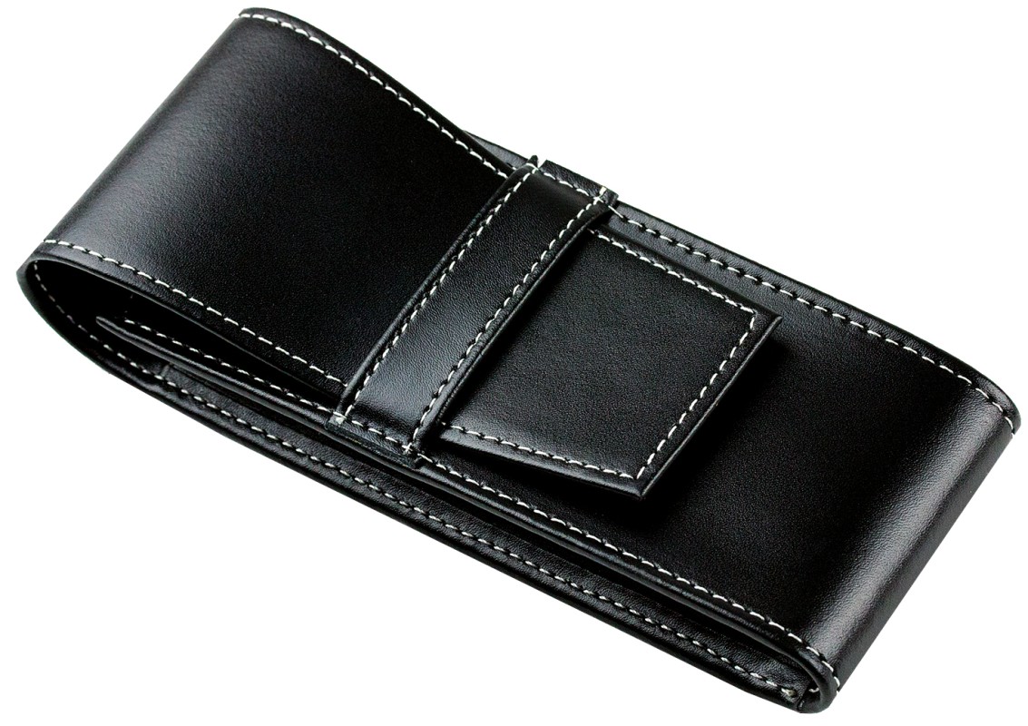 Schreibgeräteetui TRIO CAMBRIDGE Top Grain Leder schwarz