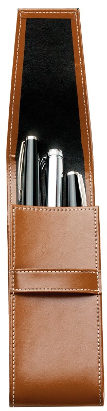 Schreibgeräteetui TRIO CAMBRIDGE Top Grain Leder hellbraun