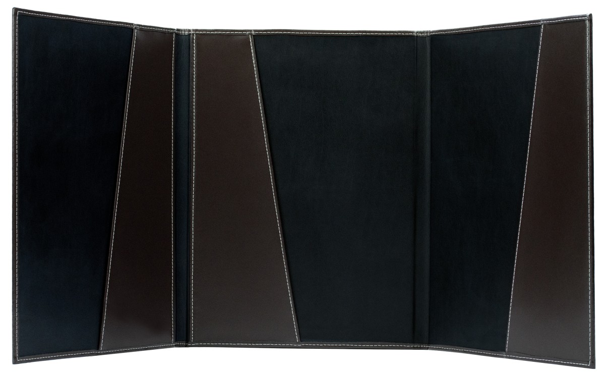 Vertragsmappe DIN A4 | Echtleder | CAMBRIDGE dunkelbraun