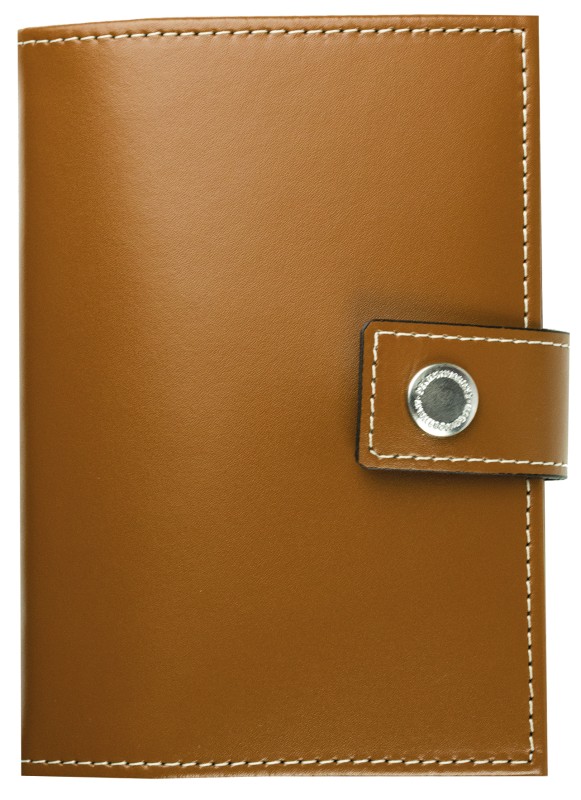 Pocket Design Diary Mini für das Jahr 2026, Cambridge Top Grain Leder, hellbraun