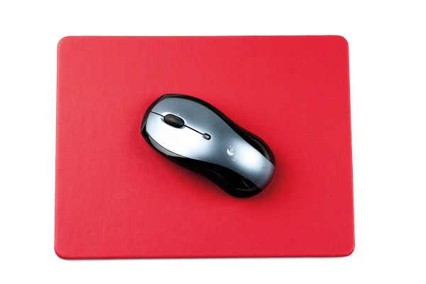 Preview: Mousepad ECO APPLE LEATHER Lederimitat rot