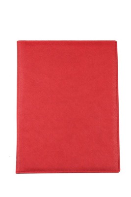 Schreibmappe DIN A4 SAFFIANO Lederimitat rot