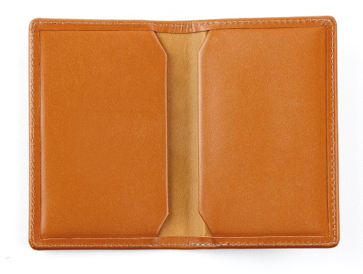 Visitenkartenetui PREMIUM LEDER BOXCALF cuoiobraun (glatt)