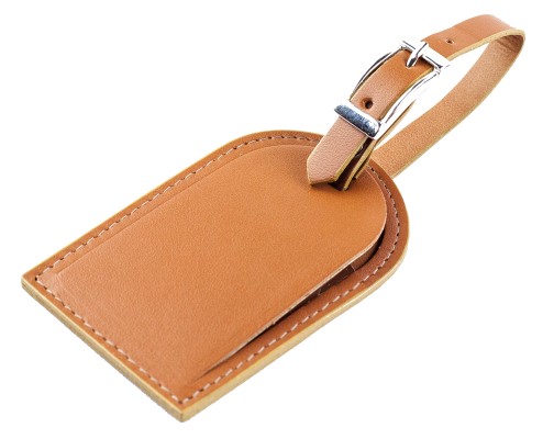 Kofferanhänger PREMIUM LEDER BOXCALF cuoiobraun (glatt)