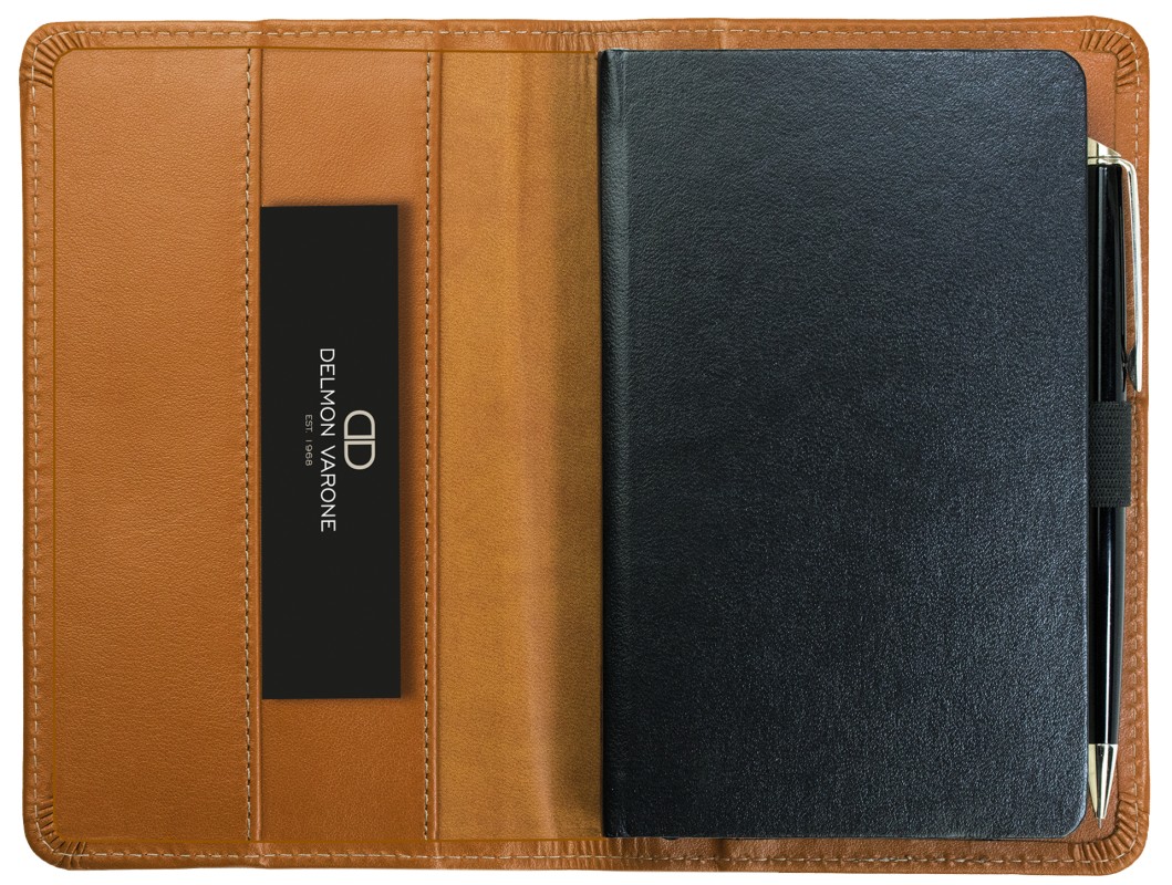 Pocket Kalenderbuch DIN A6 2027 PREMIUM LEDER BOXCALF cuoiobraun (glatt)