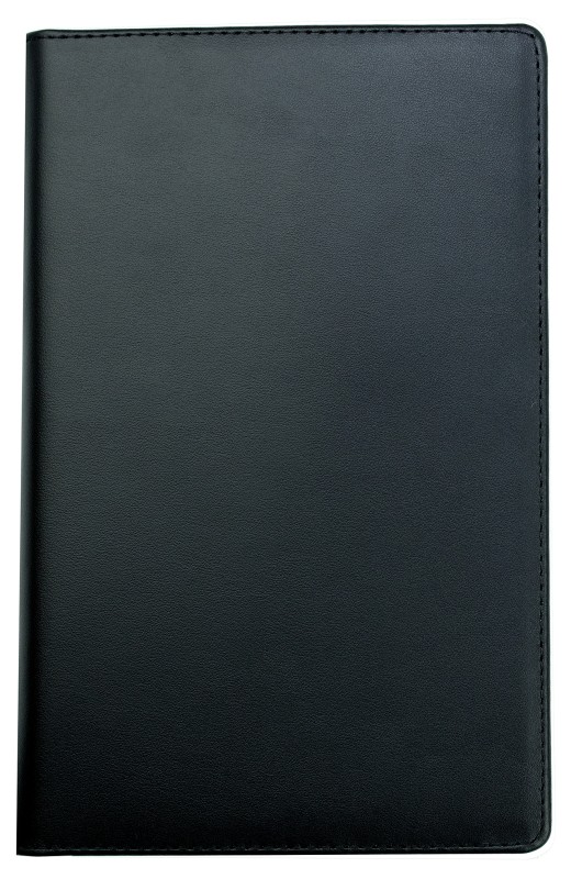 Notizbuch DIN A5 schmal | Echtleder | BOXCALF schwarz