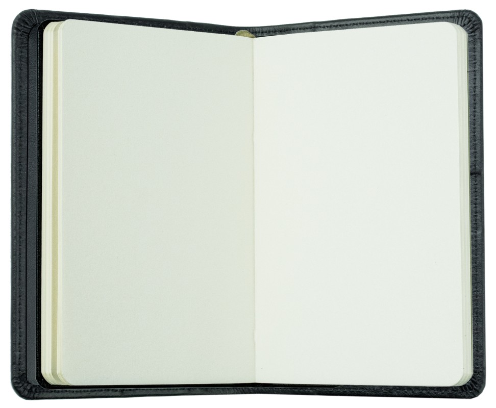 Notizbuch Pocket Format | Echtleder | BOXCALF schwarz