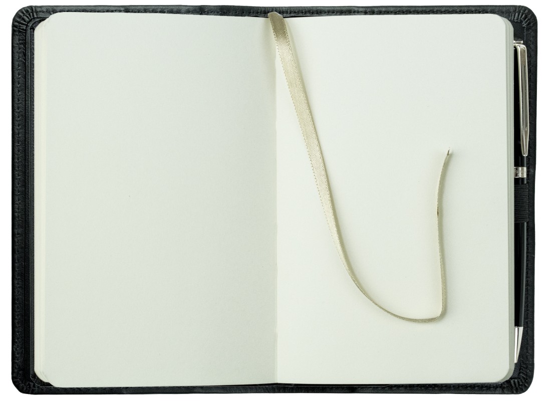Notizbuch Pocket Format | Echtleder | BOXCALF schwarz