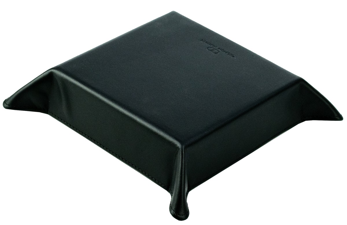 Taschenleerer PREMIUM LEDER BOXCALF schwarz (glatt)