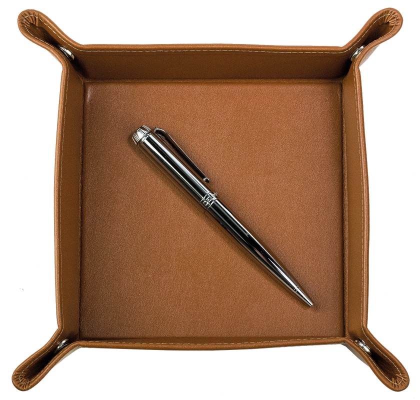 Taschenleerer PREMIUM LEDER BOXCALF cuoiobraun (glatt)