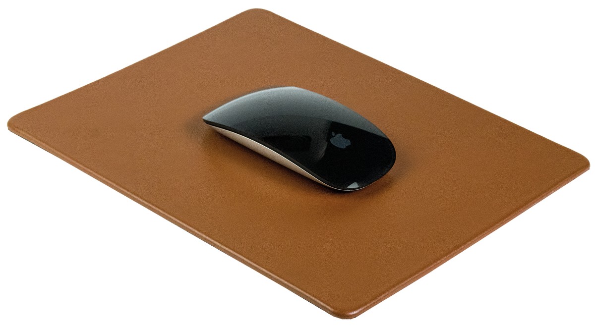 Mousepad PREMIUM LEDER BOXCALF cuoiobraun (glatt)